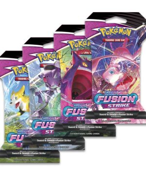 SWORD & SHIELD – Fusion Strike Sleeved Booster Pack (One Random Art)
