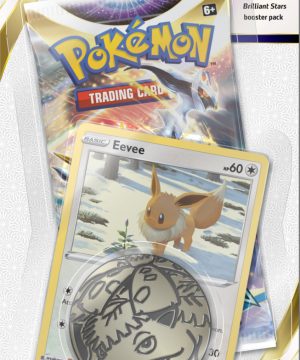 SWORD & SHIELD – Brilliant Stars – Checklane Blister Booster Pack Eevee