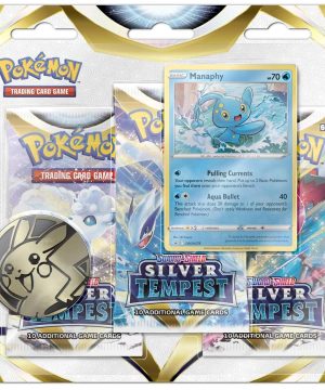 SWORD & SHIELD – Silver Tempest Sleeved 3-Pack Blister Case SWORD & SHIELD – Silver Tempest Sleeved 3-Pack Blister Case