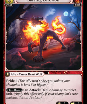 Blazing Direwolf UC Dawn of Ashes Alter Edition (DOA Alter)