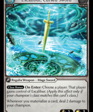 Excalibur Cursed Sword SR Dawn of Ashes Alter Edition (DOA Alter)