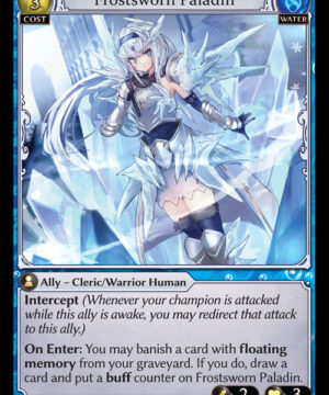 Frostsworn Paladin UC Dawn of Ashes Alter Edition (DOA Alter)