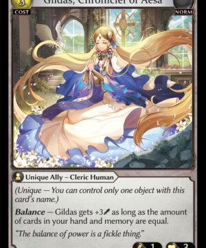 Gildas Chronicler of Aesa SR Dawn of Ashes Alter Edition (DOA Alter)