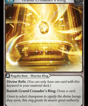 Grand Crusader’s Ring UR Dawn of Ashes Alter Edition (DOA Alter)