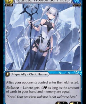 Lunete Frostbinder Priest R Dawn of Ashes Alter Edition (DOA Alter)