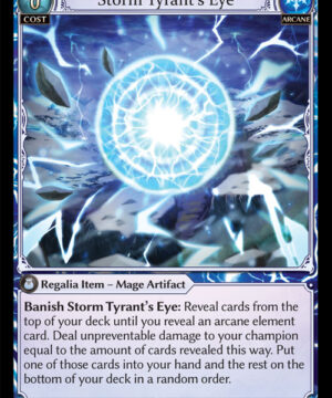 Storm Tyrant’s Eye R Dawn of Ashes Alter Edition (DOA Alter)