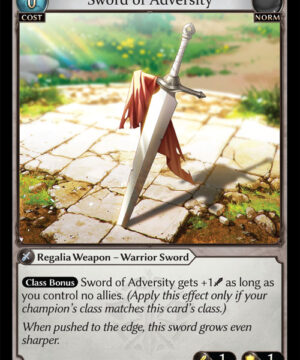 Sword of Adversity R Dawn of Ashes Alter Edition (DOA Alter)