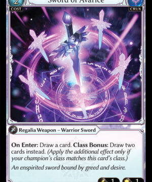 Sword of Avarice R Dawn of Ashes Alter Edition (DOA Alter)