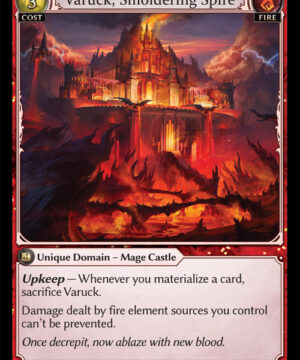 Varuck Smoldering Spire SR Dawn of Ashes Alter Edition (DOA Alter)
