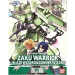 Bandai 1/100 Zaku Warrior + Blaze & Gunner Wizard – Gundam SEED Model Kit