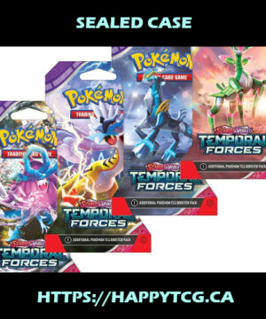 POKEMON SCARLET & VIOLET – Temporal Forces Sleeved Booster Pack Case