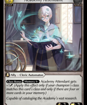Academy Attendant C Alchemical Revolution Starter Decks 037