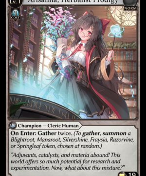 Arisanna Herbalist Prodigy C Alchemical Revolution Starter Decks 004