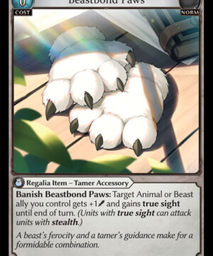 Beastbond Paws C Dawn of Ashes Alter Edition (DOA Alter) 005 Beastbond Paws C Dawn of Ashes Alter Edition (DOA Alter) 005