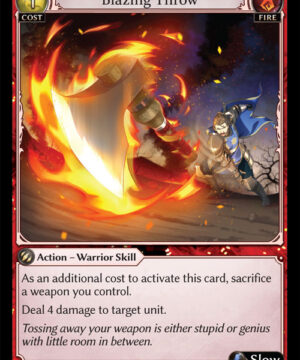 Blazing Throw C Dawn of Ashes Alter Edition (DOA Alter)