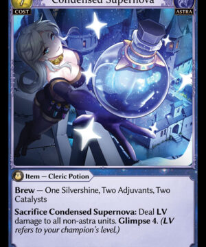 Condensed Supernova R Alchemical Revolution Starter Decks 091
