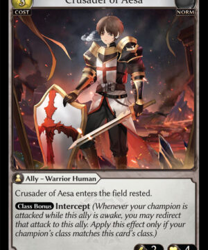 Crusader of Aesa C Dawn of Ashes Alter Edition (DOA Alter) 010