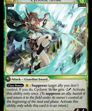 Cyclonic Strike R Alchemical Revolution Starter Decks 084