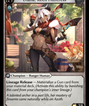 Diana Keen Huntress C Alchemical Revolution Starter Decks 007