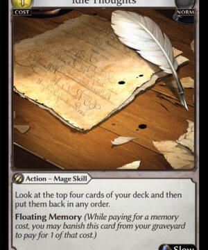 Idle Thoughts C Dawn of Ashes Alter Edition (DOA Alter) 005