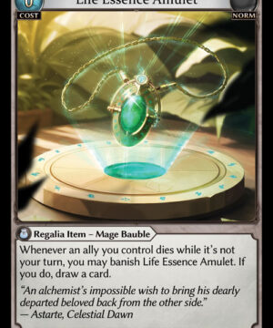 Life Essence Amulet U Alchemical Revolution Starter Decks 020