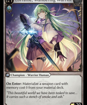 Lorraine Wandering Warrior C Dawn of Ashes Alter Edition (DOA Alter) 004