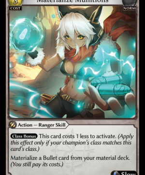 Materialize Munitions C Alchemical Revolution Starter Decks 055