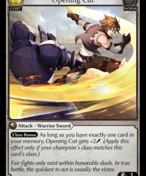 Opening Cut C Dawn of Ashes Alter Edition (DOA Alter) 015