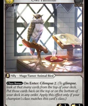 Owl Familiar C Dawn of Ashes Alter Edition (DOA Alter) 052