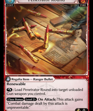 Penetrator Round R Alchemical Revolution Starter Decks 031