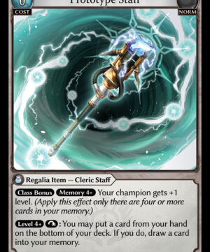 Prototype Staff R Alchemical Revolution Starter Decks 025