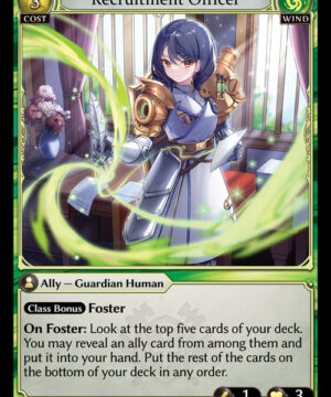 Recruitment Officer U Alchemical Revolution Starter Decks 085