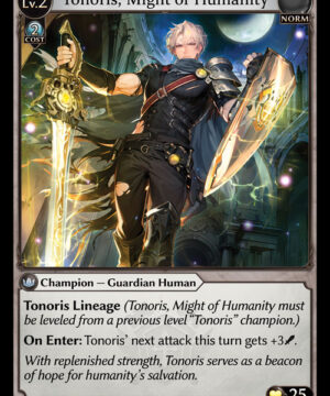 Tonoris Might of Humanity C Alchemical Revolution Starter Decks 011