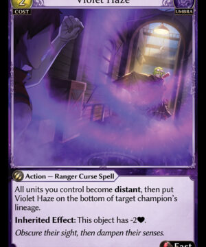 Violet Haze SR Alchemical Revolution Starter Decks 108 Violet Haze SR Alchemical Revolution Starter Decks 108