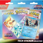 SCARLET & VIOLET – Prismatic Evolutions – Tech Sticker Collection Display