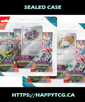 POKEMON SCARLET & VIOLET – Twilight Masquerade 3-Pack Booster & Promo Set Case
