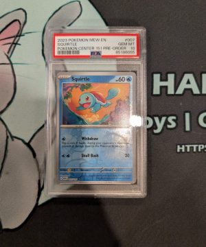 Squirtle Pokemon Center MEW 007 – Promo – PSA 10 Squirtle Pokemon Center MEW 007 – Promo – PSA 10