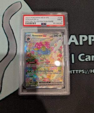 Venusaur ex 198 – MEW 151 – PSA 9 Venusaur ex 198 – MEW 151 – PSA 9