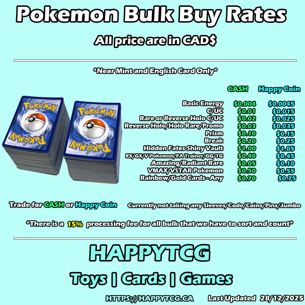 Pokemon Bulk Buylist