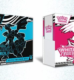Pokemon SV10.5 Black Bolt/White Flare Elite Trainer Box Case