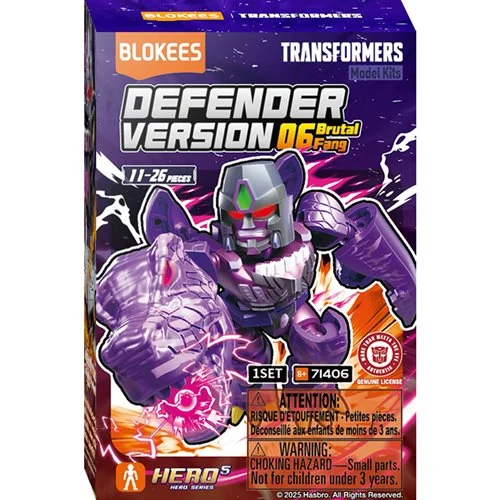 Transformers Defender Version 06 Brutal Fang Mini Model Blind Box
